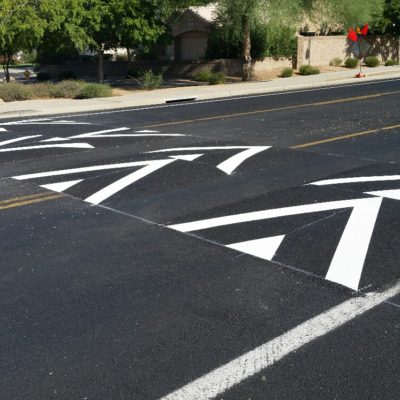 Roadway Striping - Falcon Contracting