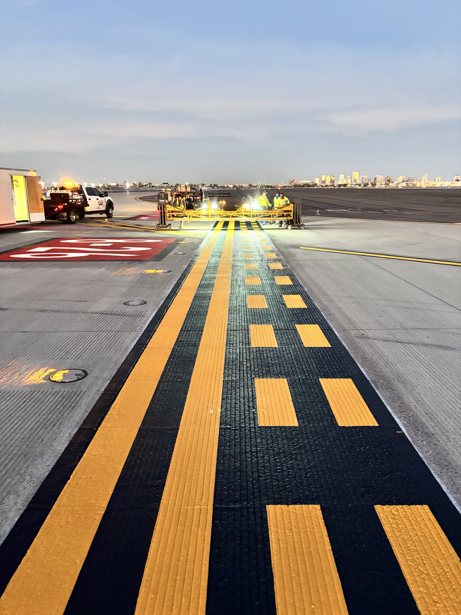 Pavement marking project