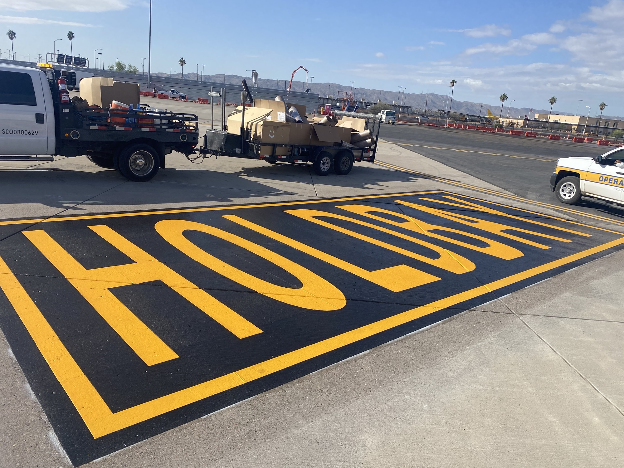 Pavement marking project