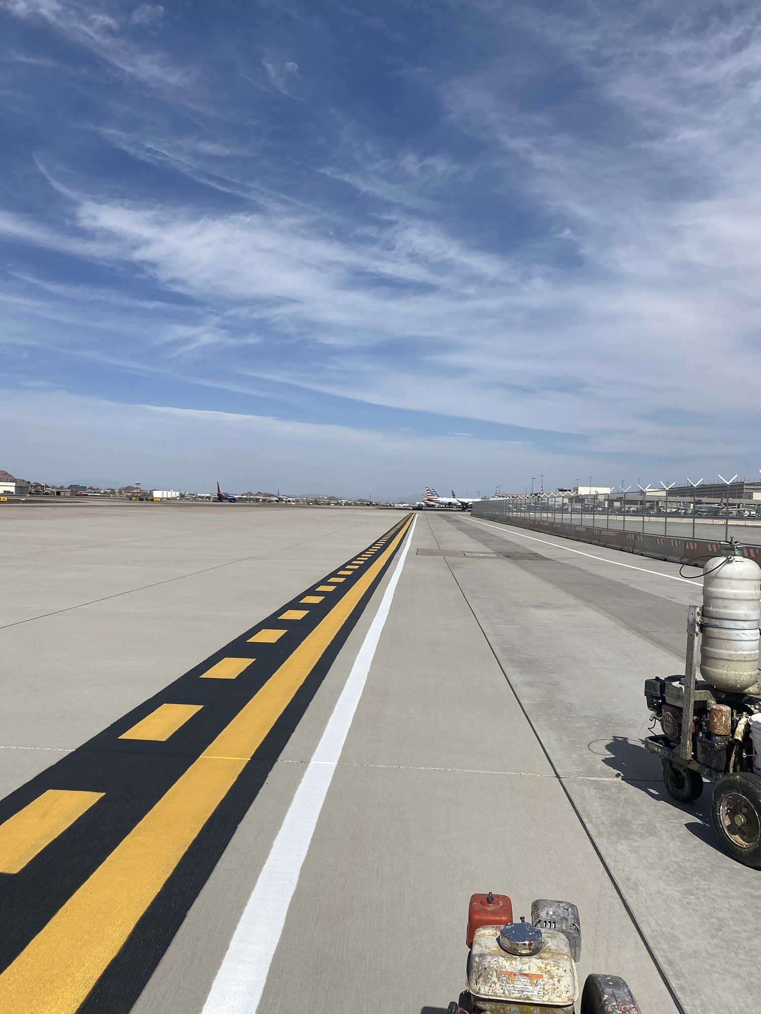 Pavement marking project