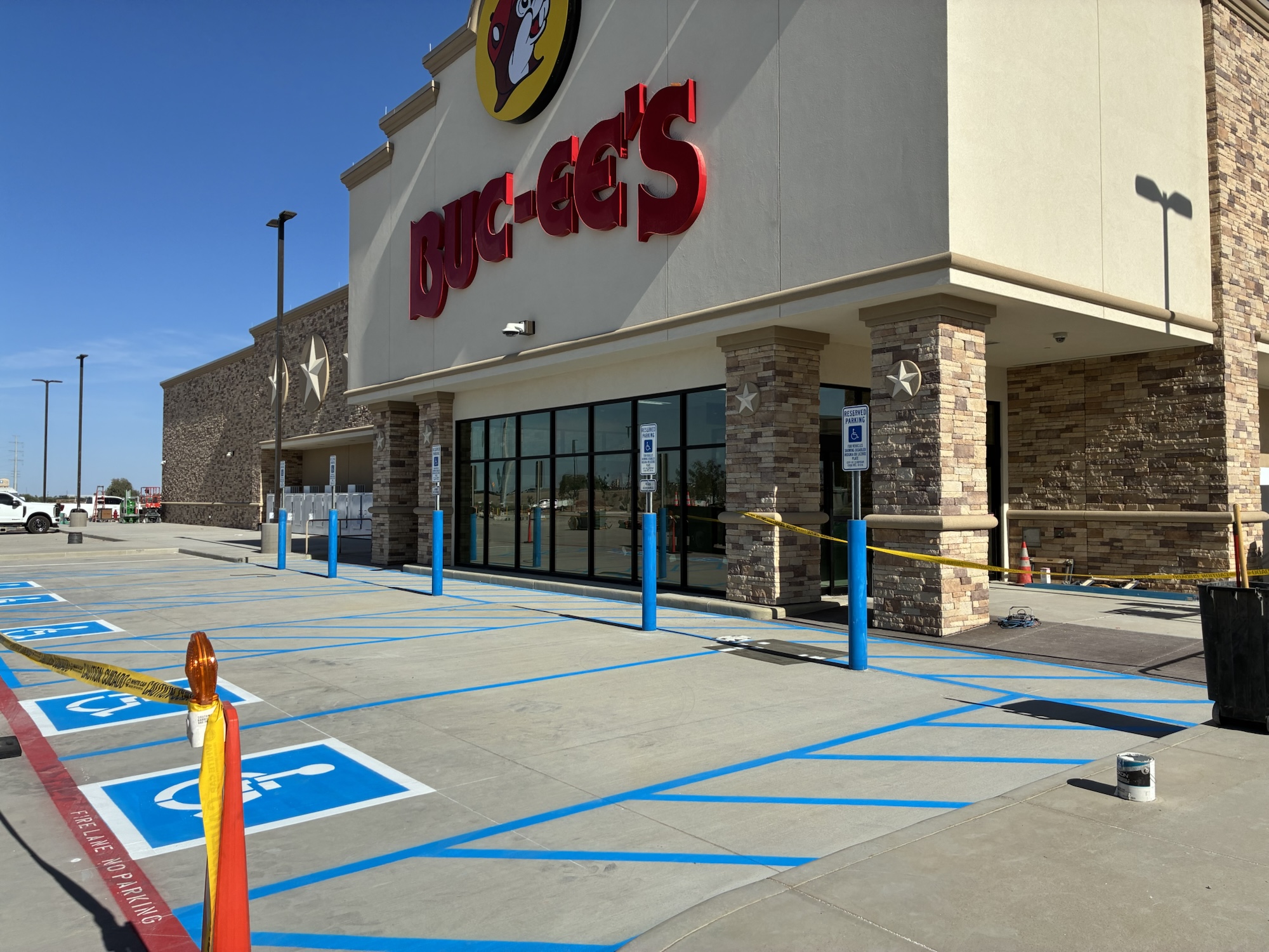 Pavement marking installation